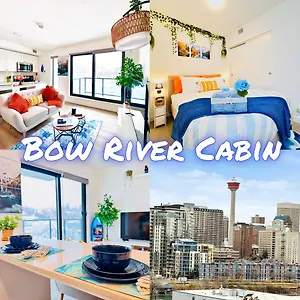  Apartment Bow River - Downtown - River Front - Free Street Parking Canada
